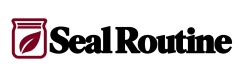Bold black Seal Routine logo