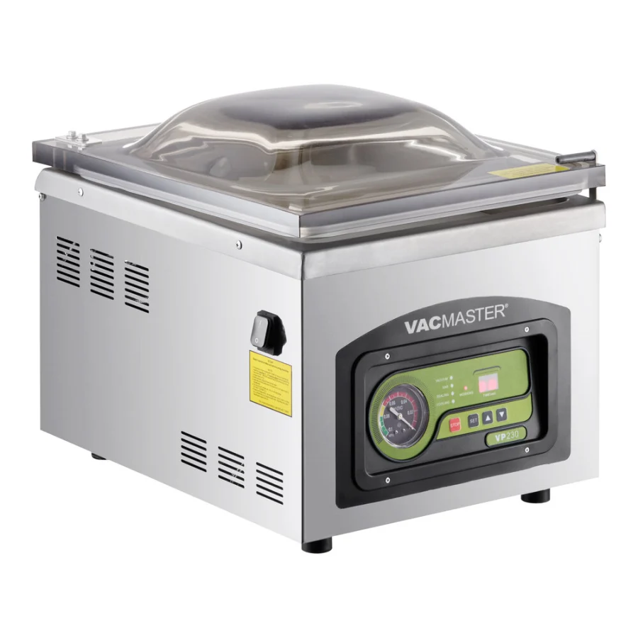 VacMaster VP230 chamber vacuum sealer shown in the retailer's product listing.